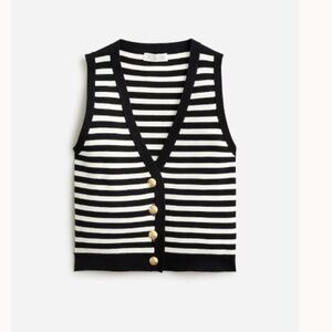Jcrew Emilie sweater-vest in stripe